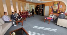 နီပေါနိုင်ငံ လုမ္ဗိနီဥယျာဉ်တွင်4th Lumbini International Tipitaka Chanting Ceremony 2025 ဖွင့်ပွဲအခမ်းအနားကျင်းပ