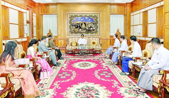 နစကပြည်ထောင်စုဝန်ကြီးနှင့်Indiaတွေ့ဆုံ