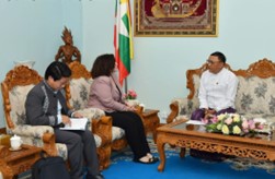 ကုလသမဂ္ဂအမျိုးသမီးအဖွဲ့ (UN Women)နှင့်တွေ့ဆုံ