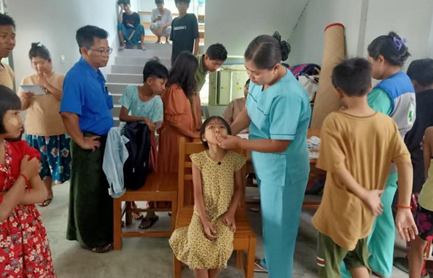 ပြင်းထန်ဝမ်းပျက်ဝမ်းလျှောရောဂါ ကြိုတင်ဟန့်တားကာကွယ် ဆေးတိုက်ကျွေးခြင်း လုပ်ငန်း