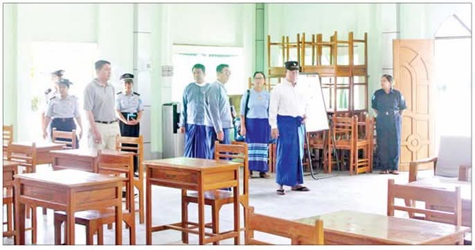 နိုင်ငံ့ဝန်ထမ်းတက္ကသိုလ် (အောက်မြန်မာပြည်) သို့ သင်တန်းများဖွင့်လှစ်နိုင်ရေး ပြင်ဆင်ထားရှိမှု