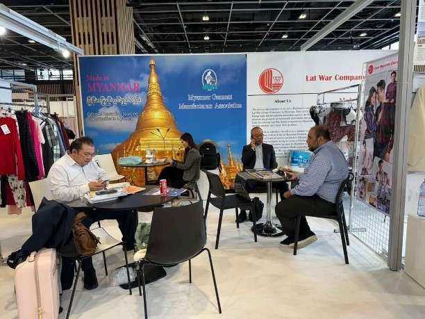 Made in Myanmar ထုတ်ကုန်များ ပြင်သစ်မှာ သွားရောက်ပြသနိုင်
