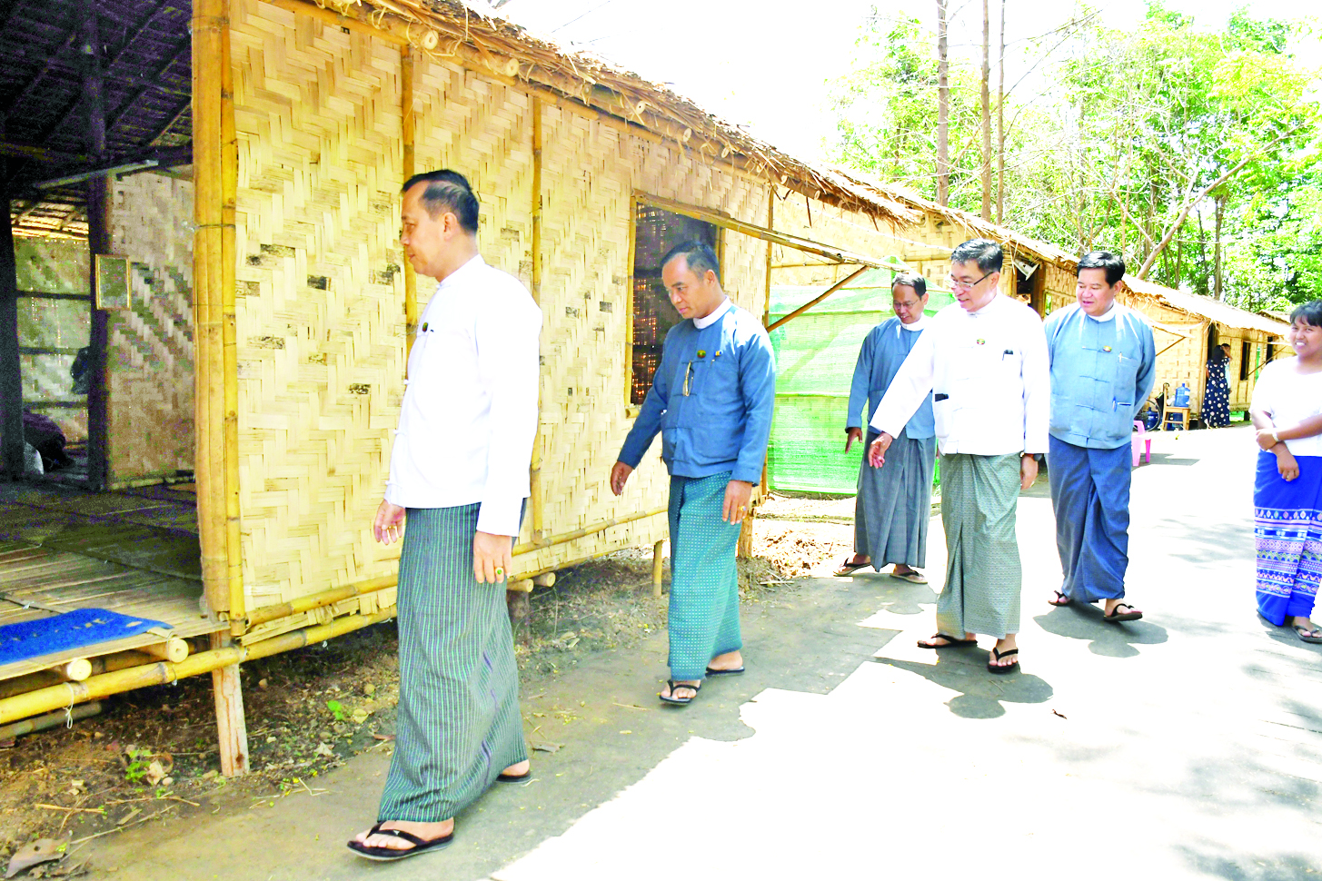 ဘာရှာ အဆောက်အအုံအတွင်း ယာယီပြောင်းရွှေ့နေထိုင်နေမှု ကြည့်ရှုစစ်ဆေး