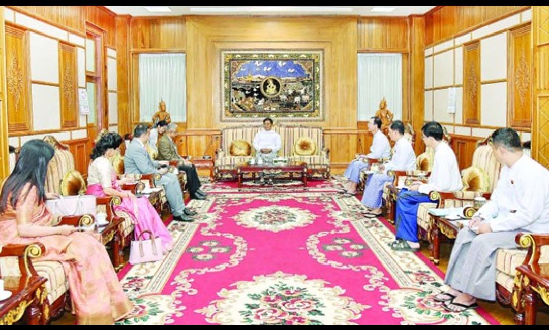 နစကပြည်ထောင်စုဝန်ကြီးနှင့်Indiaတွေ့ဆုံ