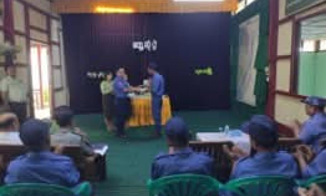 ငပုတောမြို့နယ်၌ ပြည်သူ့လုံခြုံရေးအဖွဲ့ဝင်(၅၀) ဦးအား  ‌ထောက်ပံ့ငွေများပေးအပ် 