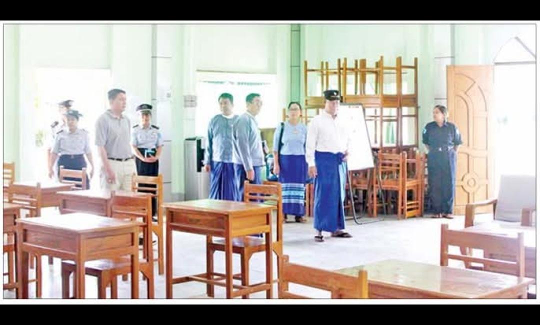 နိုင်ငံ့ဝန်ထမ်းတက္ကသိုလ် (အောက်မြန်မာပြည်) သို့ သင်တန်းများဖွင့်လှစ်နိုင်ရေး ပြင်ဆင်ထားရှိမှု
